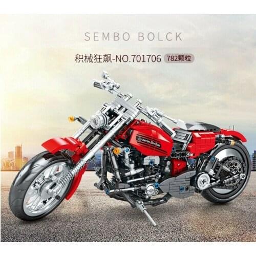 Sembo Blocks 701706 Teens Kids Building Blocks Boys Toys Puzzle Motorcycle Model no box
