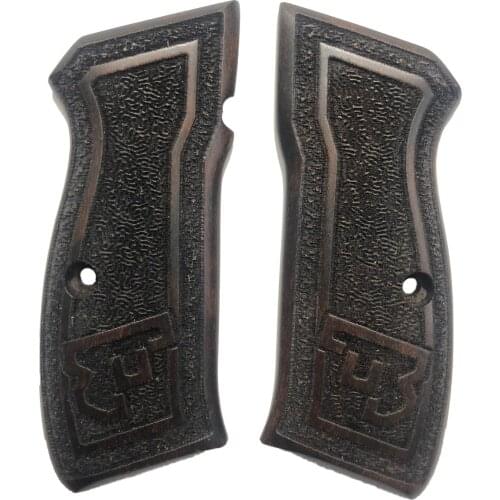 CZ75 Special Series Laser Cutting Dark Wooden Grip Mod26