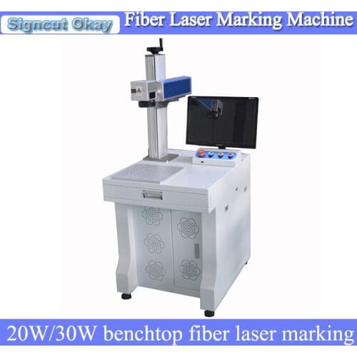 Cheap price CNC fiber laser marking machine used for metal watches camera auto parts buckles marking with CE certification