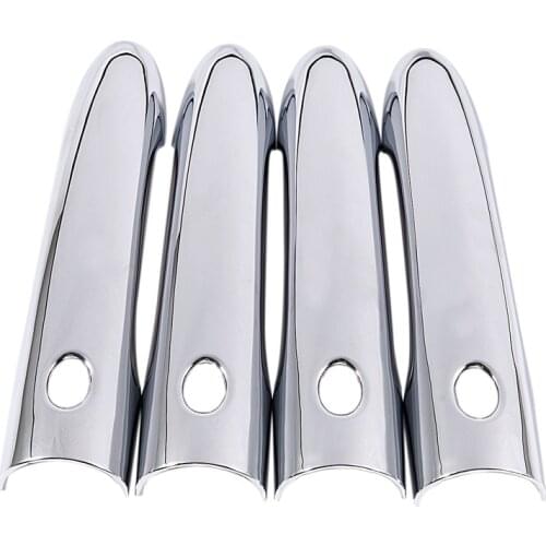 For Renault Scenic 2 Ii 2003 2004 2005 2006 2007 2008 2009 Chrome Door Handle Catch Cover Trim Cap Auto Accessories
