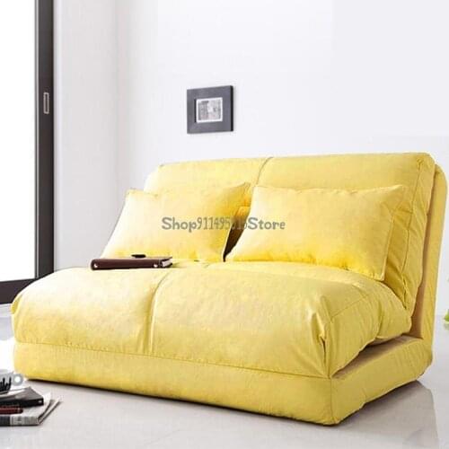 Double Foldable Bay Window Lazy Sofa Bed Tatami Small Apartment Bedroom Living Room Single Chair