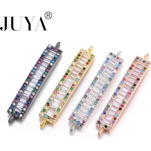 JUYA Copper Multi Cubic Zirconia Mini Evil Eye Charm Connected Women Necklaces & Pendants for women Gold Chian Fashion Jewelry
