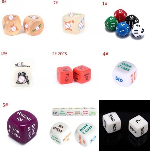 HOT!11 Style 12 Sided Dice Die Positions Sexy Romance Love Humour Gambling Adult Games Erotic Craps Pipe Sex Toys For Couples