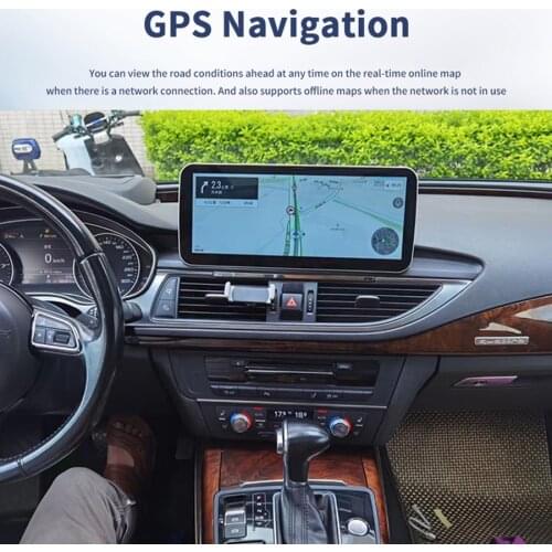 12.3inch 4G WIFI Wireless Carplay Multimedia Video Player Car Radio For Audi A6 A7 Android GPS Stereo Head Unit