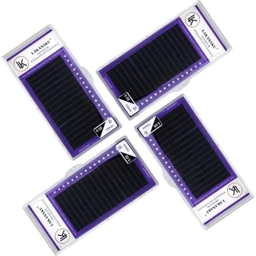 LAKANAKU Volume Eyelash Extension Premium Individual Eyelashes 8-18mm All Lashes Tray Vendor Supply for Eye Beauty Makeup