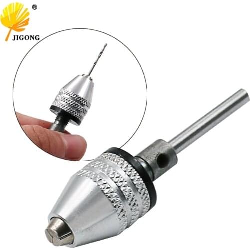 0.3-4mm Mini Drill Chuck Adapter Converter w/2.35mm Connecting Shaft Electric Grinding Engraving Machine Conversion Drill Chuck