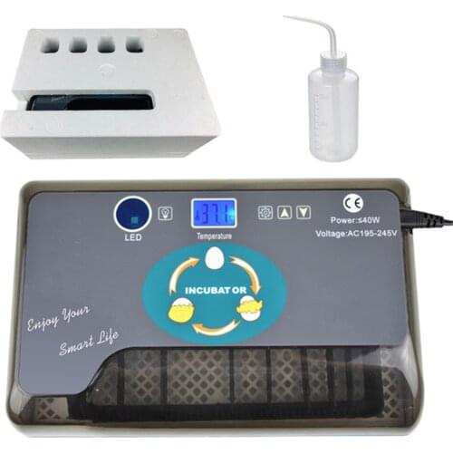 220V Full Automatic Incubator Brooder Farm Hatchery Machine Egg Hatcher Chicken 12 Egg Incubator Goose Bird Quail Brooder