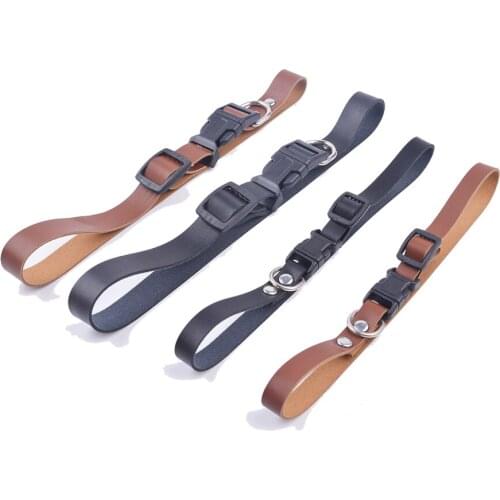 Quick Release Dog Collar Genuine Leather Puppy Pet Dog Cat Collars Adjustable Breakaway Small Pets Dog Supplies