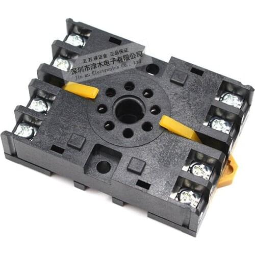 Relay base P2Cf-08 round-head socket 8 pins 6months warranty