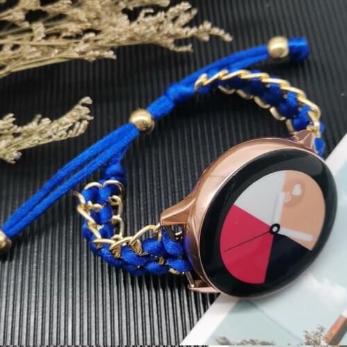 20mm band for Samsung galaxy watch 42mm active 2 44mm 40mm gear sport S2 classic amazfit bip Amazfit GTR 42mm strap accessories