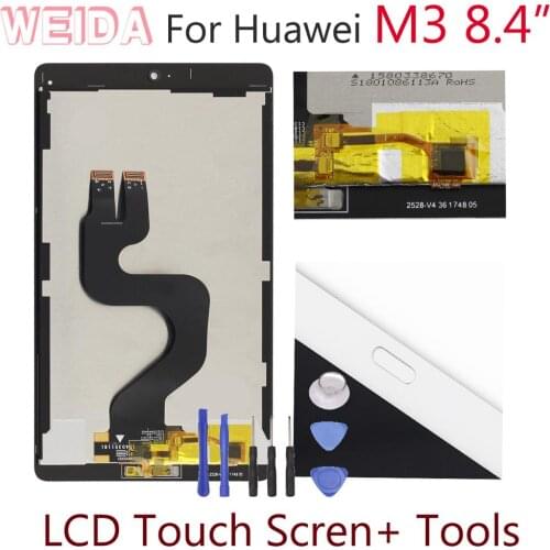 WEIDA LCD Replacment 8.4" For Huawei MediaPad M3 8.4 BTV-W09 BTV-DL09 LCD Display Touch Screen Assembly 2560x1600