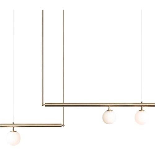 LED Postmodern Iron Glass Designer Art Deco Gold Pendant Lights.Pendant Lamp.Pendant light Suspension Luminaire Lampen For Foyer