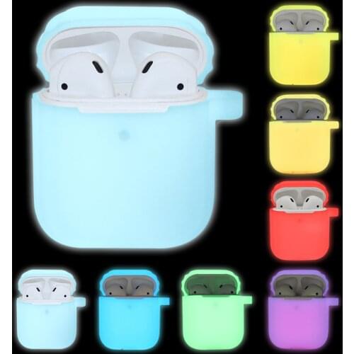Luminous Earphone Case for Apple Airpods 2 1 Universal Soft TPU Headset Shell headphone protective funda for Airpods 1 2