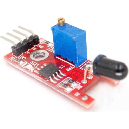 Smart Electronics 4pin KY-026 IR Flame Sensor Fire Detection Module Detects Infrared Receiver for Diy Starter Kit