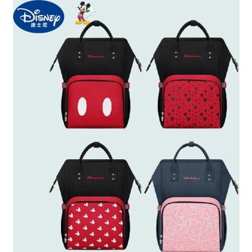Disney Minnie Mickey Diaper Bag Maternity Accessories Multifunctional Large Capacity Waterproof Nappy Backpack Travel For Women