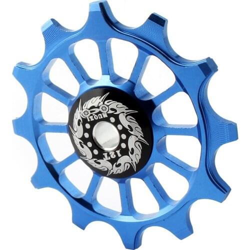 MUQZI Bike 12T Ceramics Bearing Guide Pulley Cylcing Rear Derailleur Positive And Negative Tooth Ceramic Guide Pulley Wheel