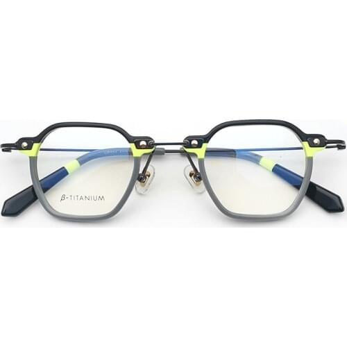 Handmade Acetate Glasses Unisex Women Men Eyeglasses Fashion Myopia Spectacle Frames for Computer use 2021 Eyewear