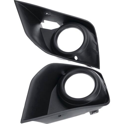 1 Pair Car Bumper Fog Light Lamp Frame Cover for Mitsubishi Outlander Sport ASX RVR 2016 2017 2018