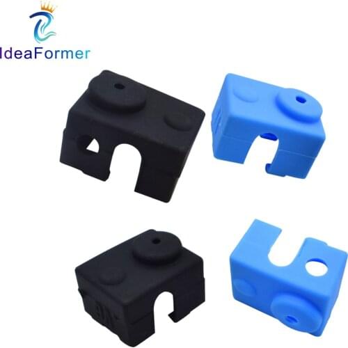 10Pcs V6 Heat Block Silicone Sleeve Heater Protective Silicone Sock Insulation Cover Case For 3D Printer V6 Print head Hot End