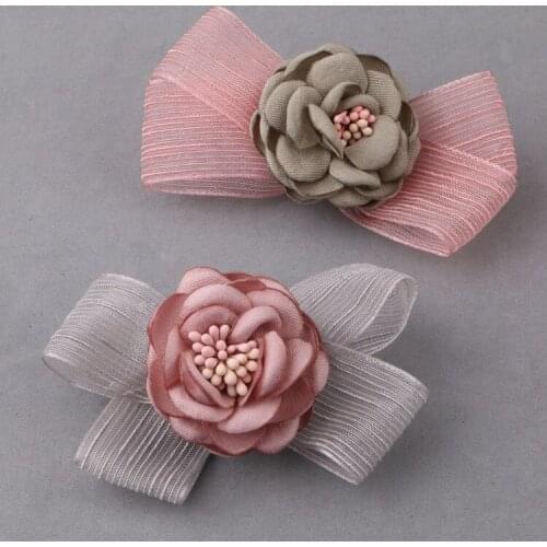 Hair Accessories for Women Hair Ornaments Flower Hair Clip Fashion Cute Hairpins Gig Bow Hairclips for Girls Headwear Bowknots