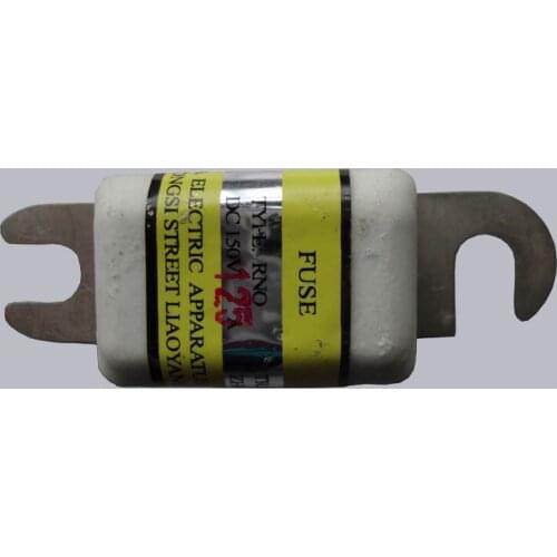 ANL DC 150V 125A Bolt-on Fuse Ceramic Fuse 81*22 mm For Electric forklift Battery charger Pallet Truck Golf Cart Sightseeing car