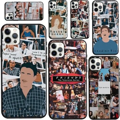 Friends TV Show Characters Case For iPhone 11 Pro Max XS X XR 8 7 Plus SE 2020 Funda For iPhone 12 Pro Max mini Case