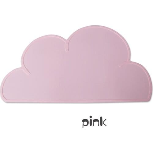 Baby Non Slip Kitchen Pad Cloud Shape Silicone Table Mat Placemat for Toddlers