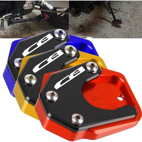 For Honda CB500X CB500F CB150R CB300R CB300F CB400 CB600F CB900F HORNET CB300F CNC Side Stand Foot Extension Enlarger Plate Pad