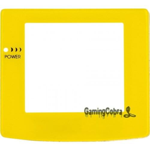 EXtremeRate Yellow Replacement Plastic Protective Lens Screen for GameBoy Color GBC