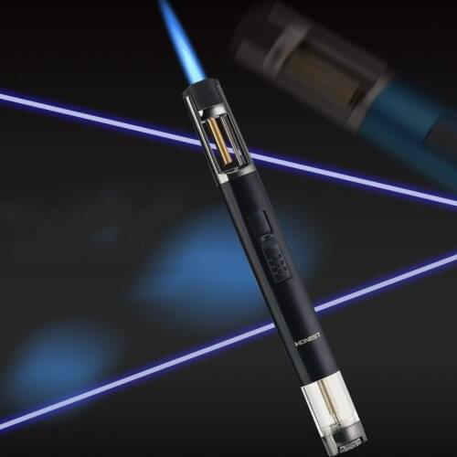 Honest Spray Gun Torch Turbine Windproof Cigar Unusual Lighter Metal Jet Butane Gas Pipe Welding Lighter Kitchen Gadget