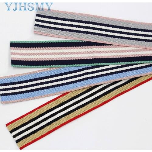L-201016-1229 1 ”1-1/2”Stripe Pattern Ribbon , 5 yards DIY handmade Hair Accessories Material , Bow Decoration Ribbons