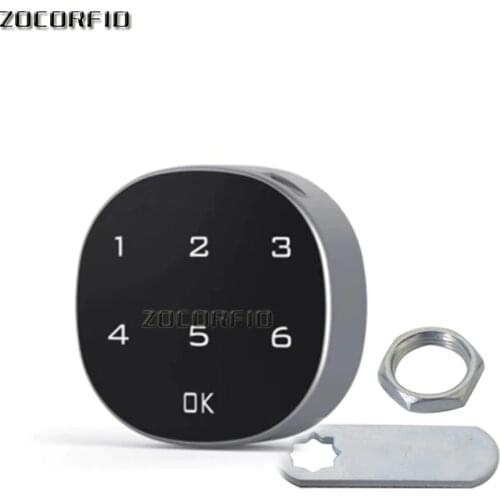 Anti-clockwis rotate password function Touch Keypad Password Metal Digital Electronic Cabinet locker lock