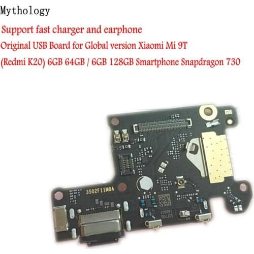 Mythology Original For Xiaomi 9T Redmi K20 USB Board Flex Cable Dock Connector Mobile Phone IC Support Quick Charger