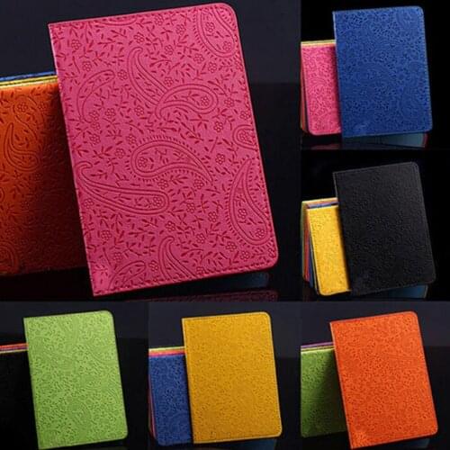 Lavender Travel Passport Holder Cover Faux Leather ID Card Ticket Enticing Cas