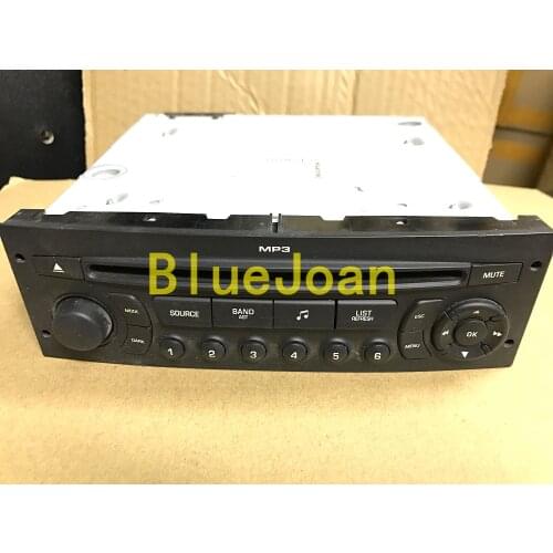 GENUINE RD45 Ca r Radio with CD USB Bluetooth for Peugeot 207 206 307 308 807 Citroen C2 C3 C4 C5 C8 (set VIN code by yourself