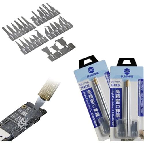 SS-101A BGA IC Chip Repair Thin Blade Tool CPU Metal Remover Burin To Remove For Mobile Phone Computer Processor Repairing Tools