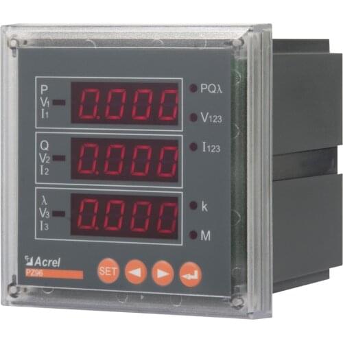 Acrel PZ96-E4 PZ96-E3 three phase digital power meter with RS485 modbus