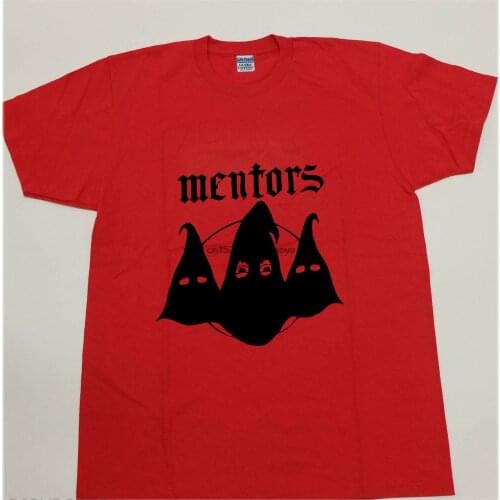 Vtg Mentors 80S Tour T-Shirt Concert Wino Saint Vitus El Duce Tee Red Reprint
