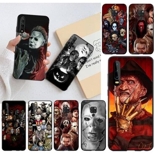 YJZFDYRM Horror Movie Custom Photo Soft Phone Case for Huawei P40 P30 P20 lite Pro Mate 30 20 Pro P Smart 2019 prime