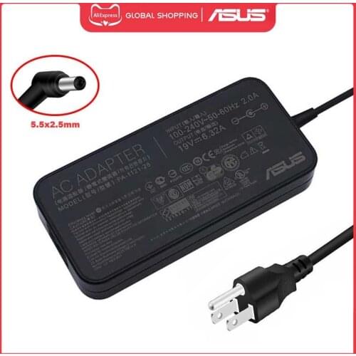 19V 6.32A 120W Laptop Charger 5.5x2.5mm AC Adapter For Asus Rog GL502VT GL502V GL502 Q550LF N550JV N56V GL551JM GL552VW N750