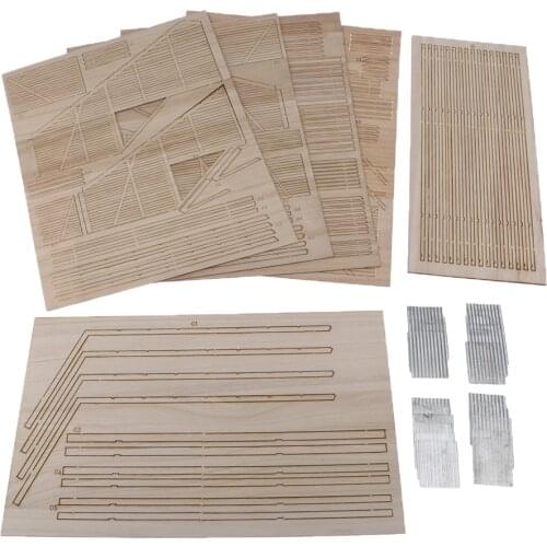 1:35 DIY Military Dioramas Building Model Kits Wooden Ruins Scenery Layout