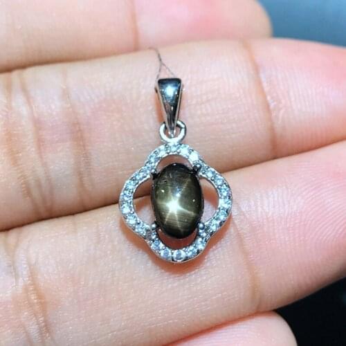 1 carat Natural Sapphire Pendant new store discount promotion 925 Silver