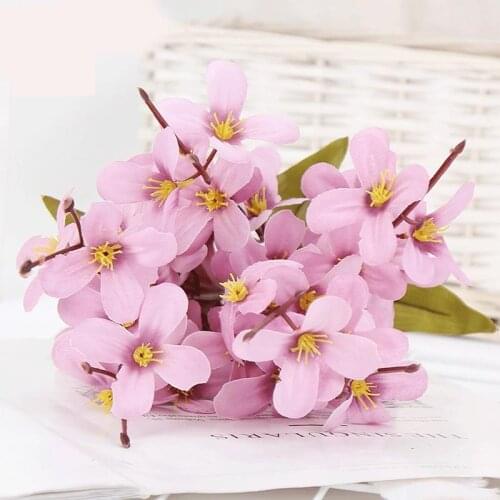 1PC Retro Artificial Flowers Real Touch Orchid Fake Flowers Home Decor Wedding Decoration Accessories flores artificiales