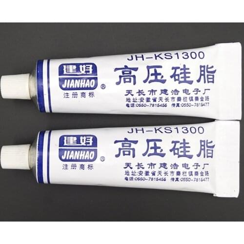 2PCS /lot High Pressure Silicone Grease Translucent TV Insulation Moisture Rust Rubber Metal Lubricating Cream Non-Curing