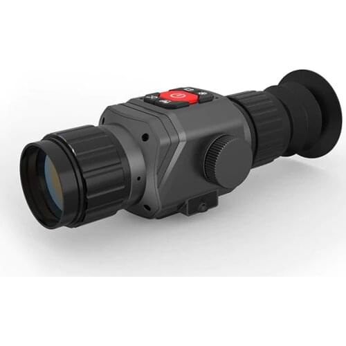 25mm Thermal Vision Night Viewer IR Camera Device Infrared Thermos Hunting Monocular Telesope Sight with Reticle Cross and Mount