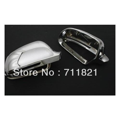 Car Styling Chrome Side Mirror Housing Replacement Side Assist For Audi A4 B8