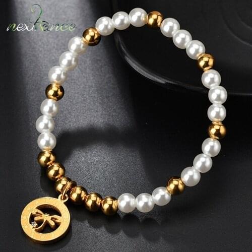 Nextvance Rhinestone Dragonfly Strand Bracelets Hollow Out Animal Round Pendant Bracelet for Kids Christmas Gift Pulseras Mujer