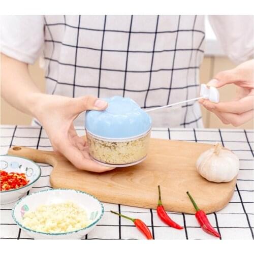 Household Garlic Press Mini Manual Garlic Grinding Multi-function Food Vegetables Cutter Meat Grinders Mincing Kitchen Gadgets