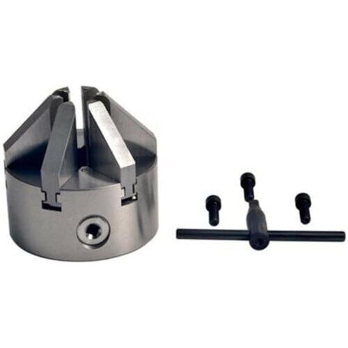 CE 4" 6 Jaw Self-Centering Lathe Chuck 3-M8 Screw Hardened Steel CNC Drilling