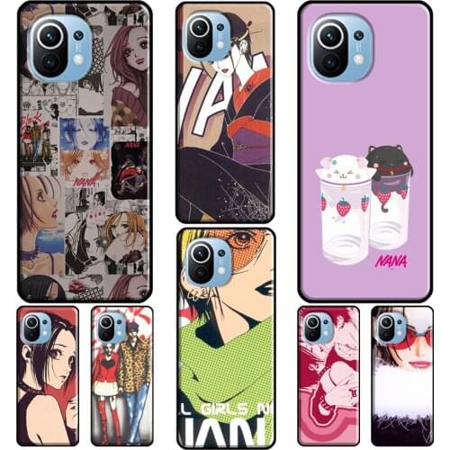 Anime Nana Osaki Ren Honjo For Xiaomi Mi 11 Lite 9T 10T Pro A3 Mi Note 10 Lite Case For POCO F3 F2 M3 X3 Pro Fundas